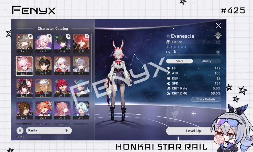 #425 FEMALE ASIA - TL 4 | STARTER 6 SSR | EVANESCIA, ARCHER, DHPT, DLL